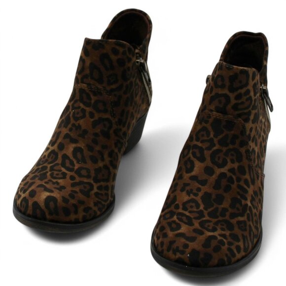 Sun Stone Womens Brown Animal Print Cushioned Breathable Slip Resistant Abby Rou - Picture 4 of 7